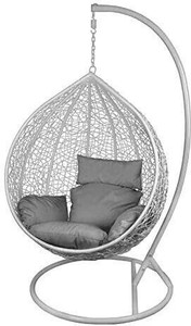 spyder home decore single seater swing chair with stand and cushion for adult iron hammock copper multicolor diydo-it-yourself