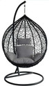 SPYDER HOME DECORE Single Seater Swing chair With Stand And Cushion For Adult Iron Hammock (Brown, Grey, DIY(Do-It-Yourself))