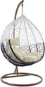 SPYDER HOME DECORE Single Seater Swing chair With Stand And Cushion For Adult Iron Hammock
