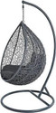 SPYDER HOME DECORE Single Seater Swing chair With Stand And Cushion For Adult Iron Hammock (Grey, DIY(Do-It-Yourself))