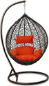 SPYDER HOME DECORE Single Seater Swing chair With Stand And Cushion For Adult Iron Hammock