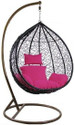 SPYDER HOME DECORE Single Seater Swing chair With Stand And Cushion For Adult Iron Hammock (Steel, DIY(Do-It-Yourself))