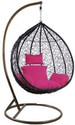 SPYDER HOME DECORE Single Seater Swing chair With Stand And Cushion For Adult Iron Hammock (Purple, DIY(Do-It-Yourself))