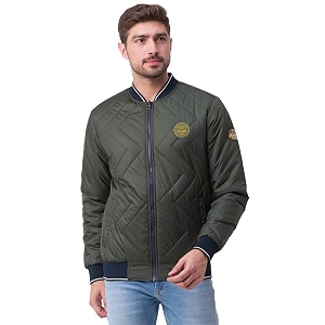 Spykar Charcoal Standard Length Polyester Full Sleeve