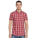 Spykar Men39s Checked Slim Fit Shirt