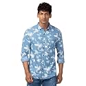 Spykar Cotton Blend Full Sleeves Printed Slim