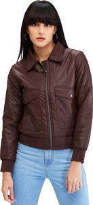 Spykar Full Sleeve Solid Women Jacket