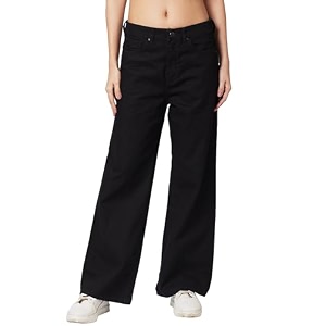 Spykar High Rise Bella-Wide Loose Fit Jeans