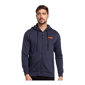 Spykar Mens Cotton Hooded Sweatshirt MSS02BBLW169