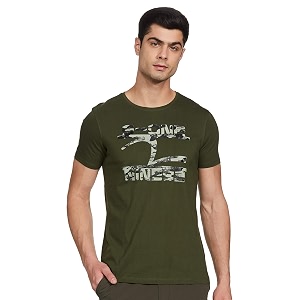 Spykar Mens Cotton Slim Fit T-Shirt