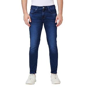 Spykar Mens Kano Slim Fit Mid-Rise Jeans