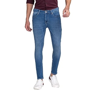 Spykar Mens Mid Rise Kano Fit Jeans