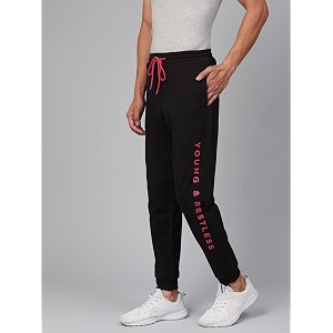 Spykar Mens Mid Rise Regular Casual Trousers
