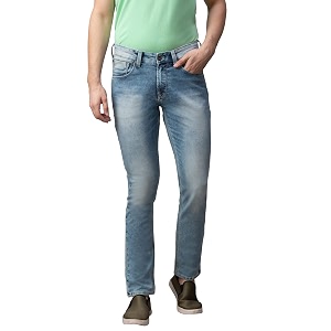 Spykar Mens Mid Rise Super Skinny Fit
