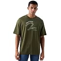 Spykar Men39s Oversized Round Neck Half Sleeve