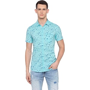 Spykar Mens Slim Fit Shirts
