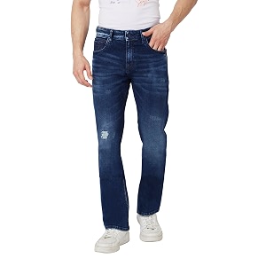 Spykar Mens Rafter Boot Cut Mid-Rise Casual