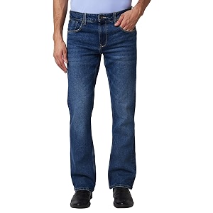 Spykar Mens Rafter Regular Fit Mid-Rise Jeans