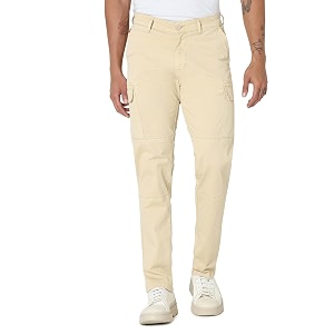 Spykar Mens Regular Cargo Pants