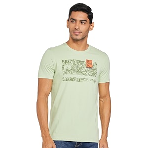Spykar Mens Regular Fit T-Shirt