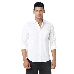 Spykar Mens Regular Fit Full Sleeve Cotton
