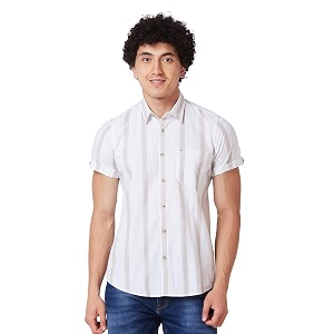 Spykar Mens Regular Fit N A Half