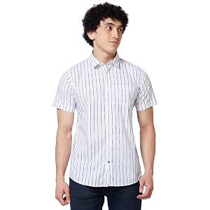 Spykar Mens Regular Fit N A Half