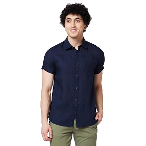 Spykar Mens Regular Fit N A Half