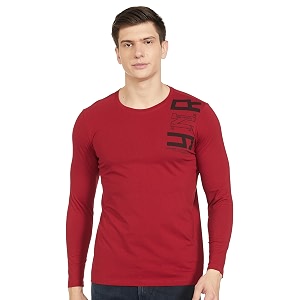 Spykar Mens Regular Fit T-Shirt