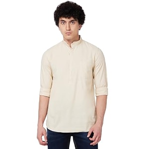 spykar men39s regular fit na full sleeve solid casual shirts
