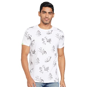 Spykar Mens Regular Fit T-Shirt