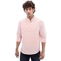 Spykar Men's Regular Fit N/A Full Sleeve Solid Casual Shirts
