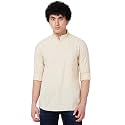 Spykar Men's Regular Fit N/A Full Sleeve Solid Casual Shirts