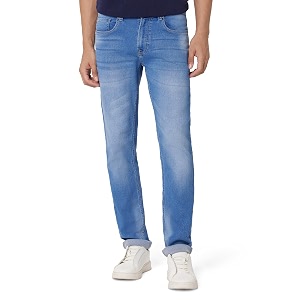 Spykar Mens Ricardo Straight Fit Mid Rise