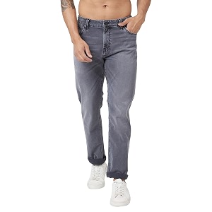 Spykar Mens Ricardo Straight Fit Mid Rise