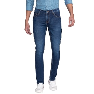 Spykar Mens Rover Regular Fit Mid-Rise Jeans