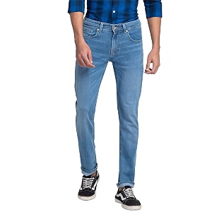Spykar Mens Rover Regular Fit Mid Rise