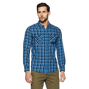 Spykar Mens Slim Fit Shirt