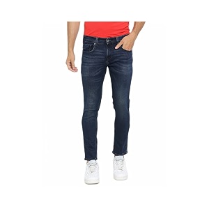 Spykar Mens Slim Fit Low Rise Casual