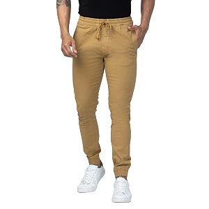 Spykar Mens Slim Fit Mid Rise Trouser