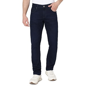 Spykar Mens Slim Fit Low Rise Casual
