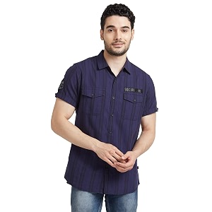 Spykar Mens Slim Fit N A Half