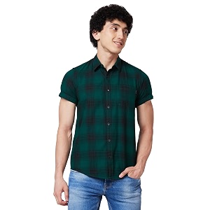 Spykar Mens Slim Fit Shirts