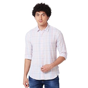 Spykar Mens Slim Fit Shirts