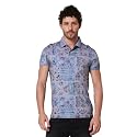 Spykar Men39s Slim Fit Ribbed Collar Half