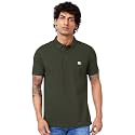 Spykar Men's Slim Fit Polo Neck Half Sleeve Solid Casual T-Shirt