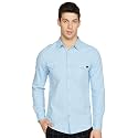 Spykar Men39s Solid Slim Fit Shirt