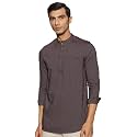 Spykar Mens Cotton Maroon Striped Shirts