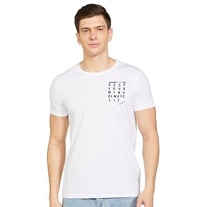 Spykar Mens Regular Fit T-Shirt