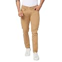 Spykar Men Camel Khaki Cotton Slim Fit